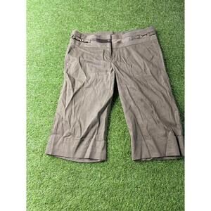 Bebe Women's 10 Capri Pants with Cuffed Hem